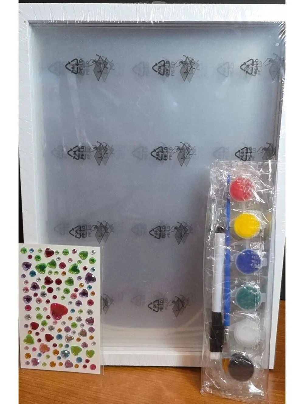 XQC Family Handprint Kit, DIY Craft Keepsake Frame, White NEW